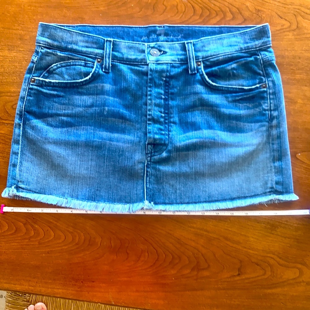 7 for all Mankind miniskirt